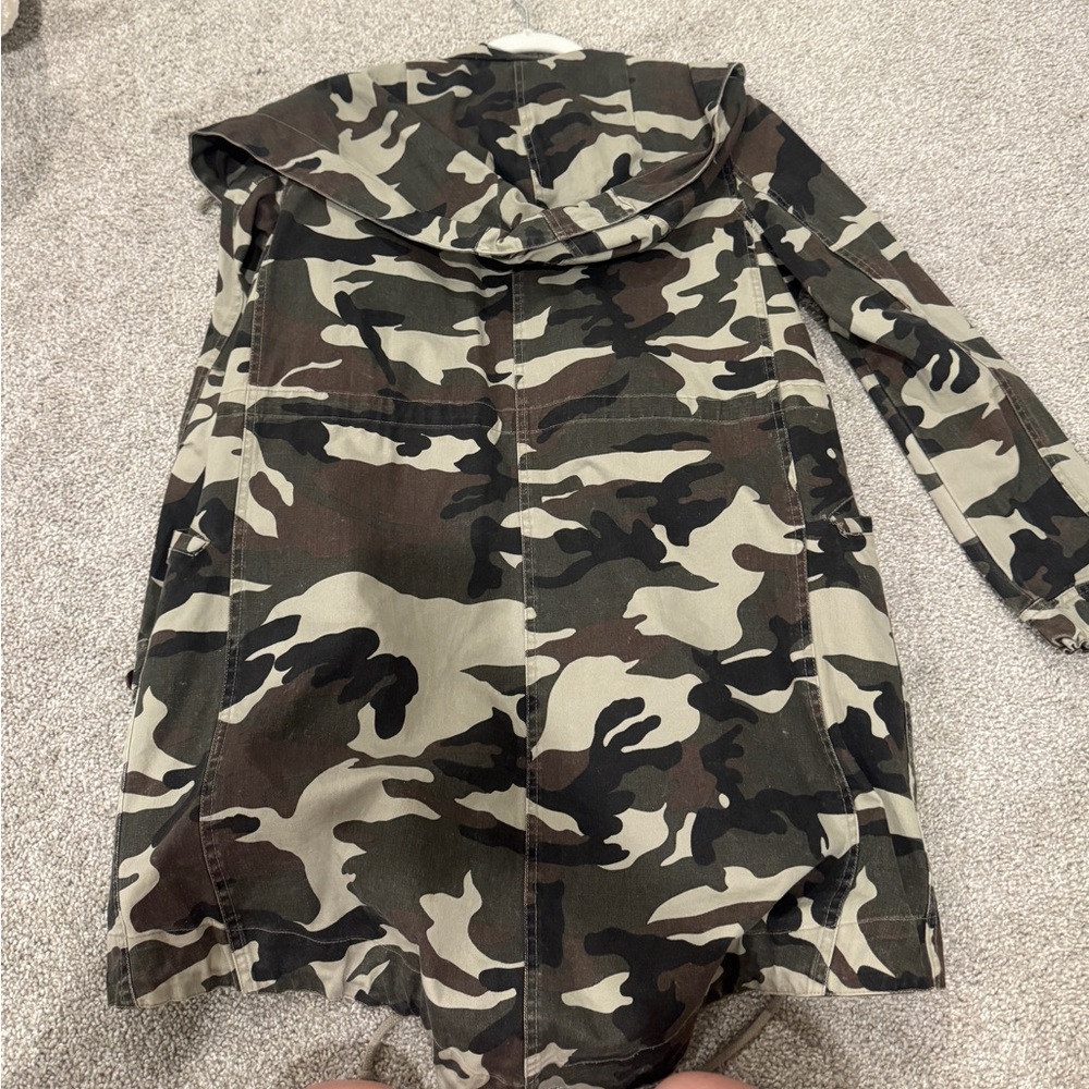 Camo long jacket